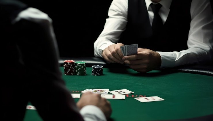 Antarmuka Teen Patti topgun77 dengan opsi taruhan dan informasi permainan real-time